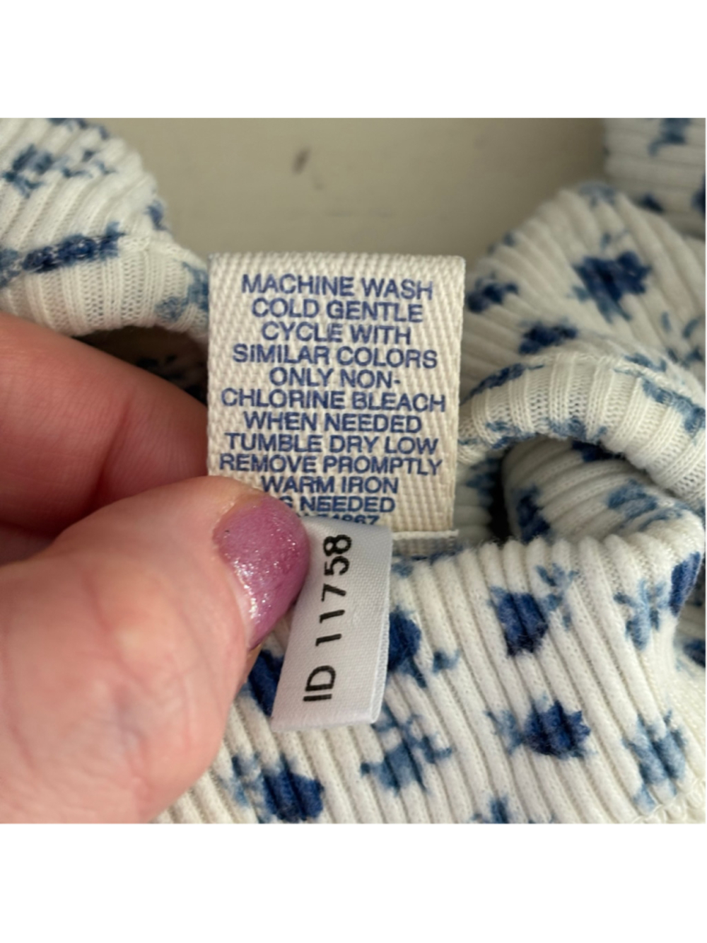 VGUC VTG Victorias Secret Country Floral Thermal 100% Cotton PJs | Sz Med - Picture 14 of 15
